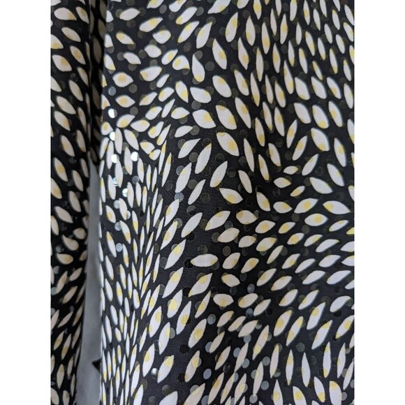 Vintage Sharagano Paris Women Shirt Dress Knit Glue-On Sequins Made In France M - Picture 4 of 10